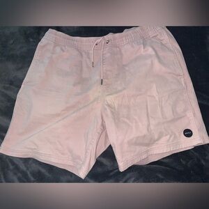 RVCA pink shorts large